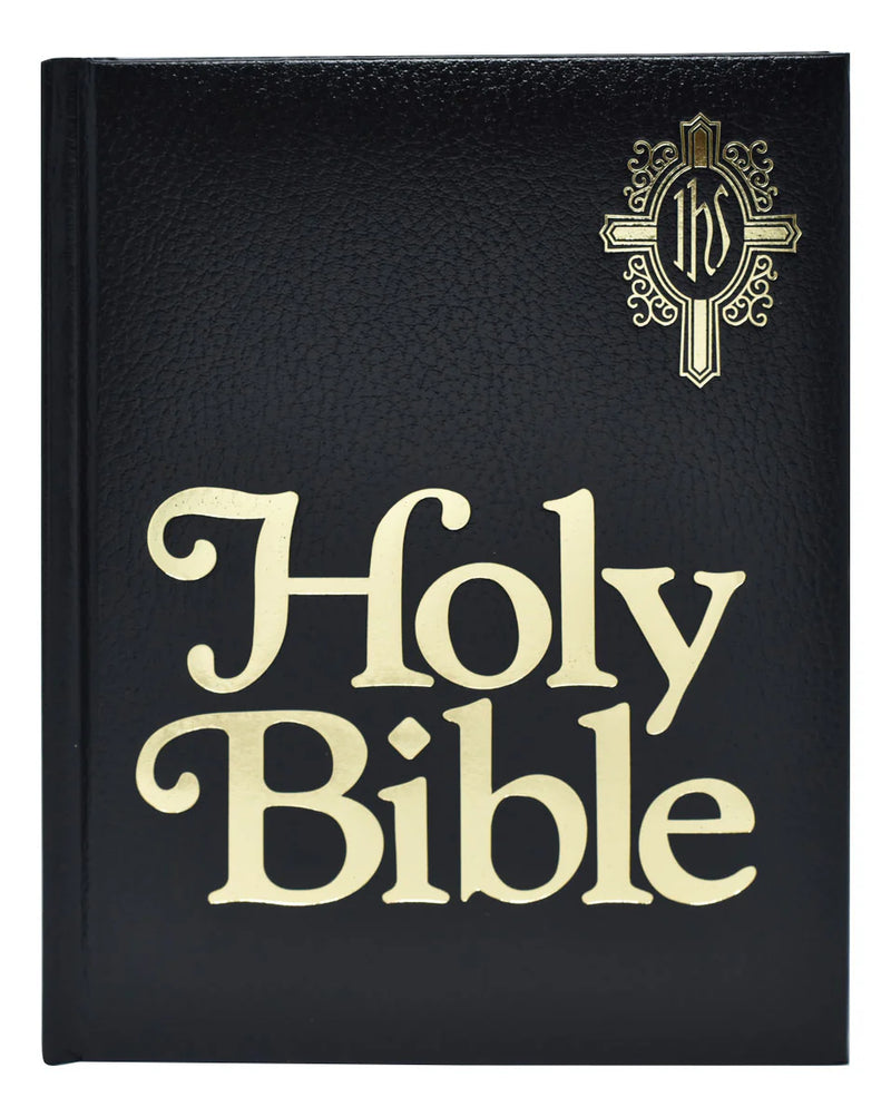 New Catholic Bible Family Edition – Black Hardcover | Catholic Wedding & Heirloom Gift