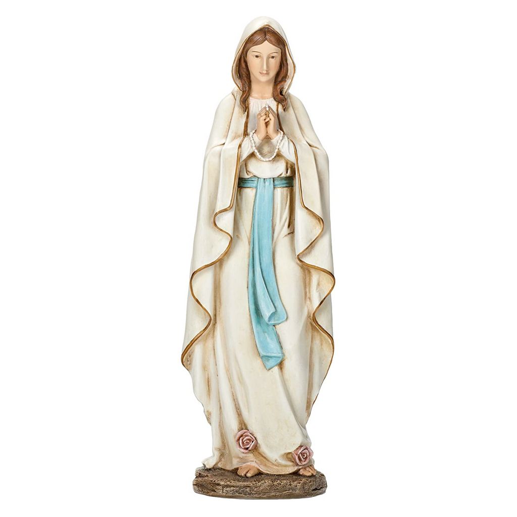 Our Lady of Lourdes Statue 13.5"H