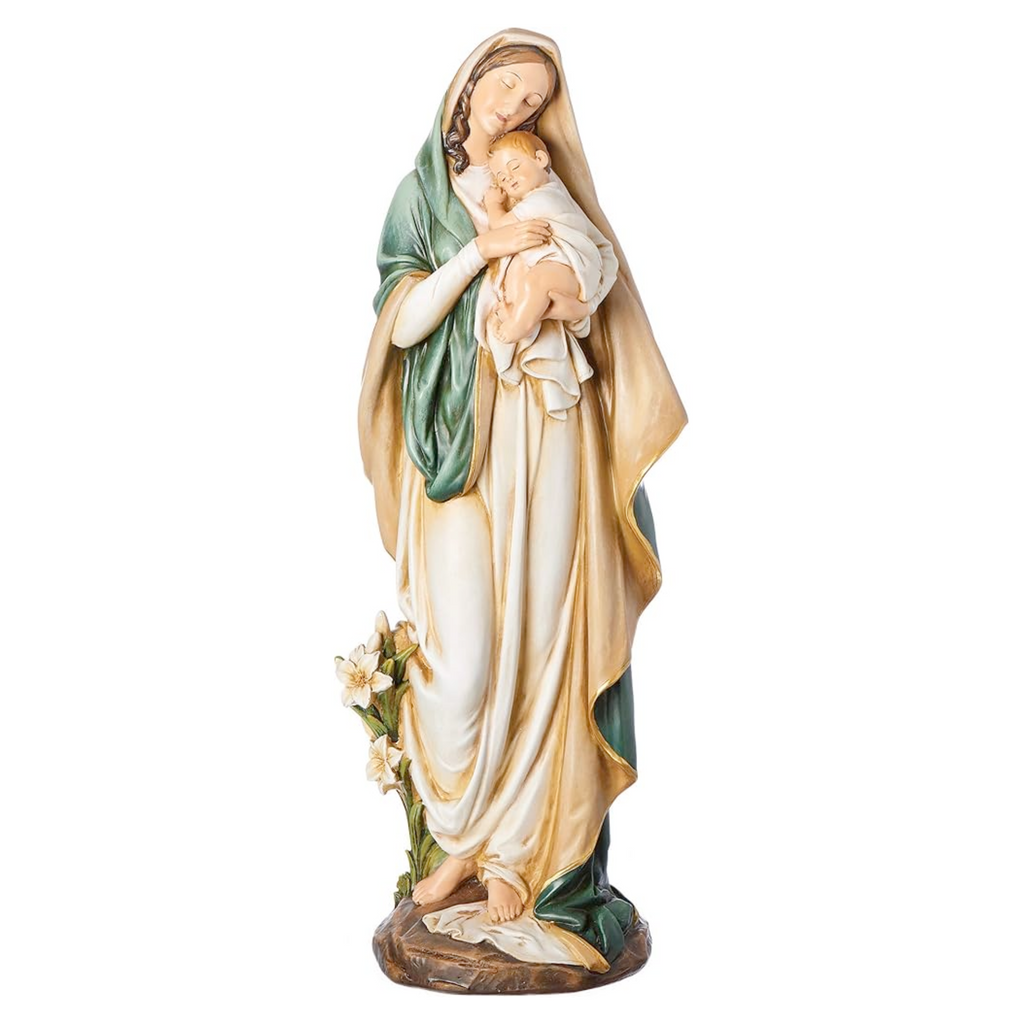 Madonna and Child Statue 16.25"H