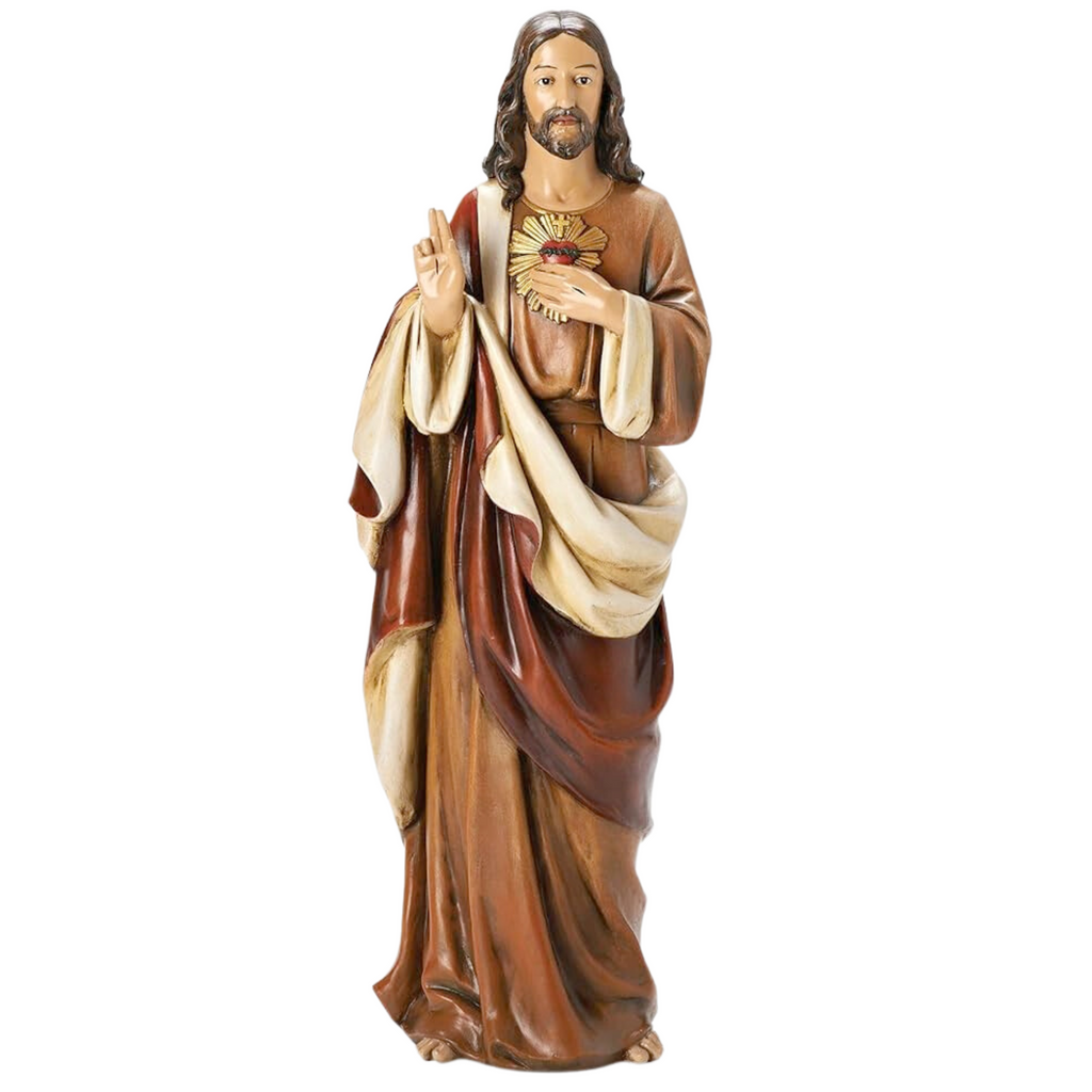 Sacred Heart of Jesus Statue 18"H