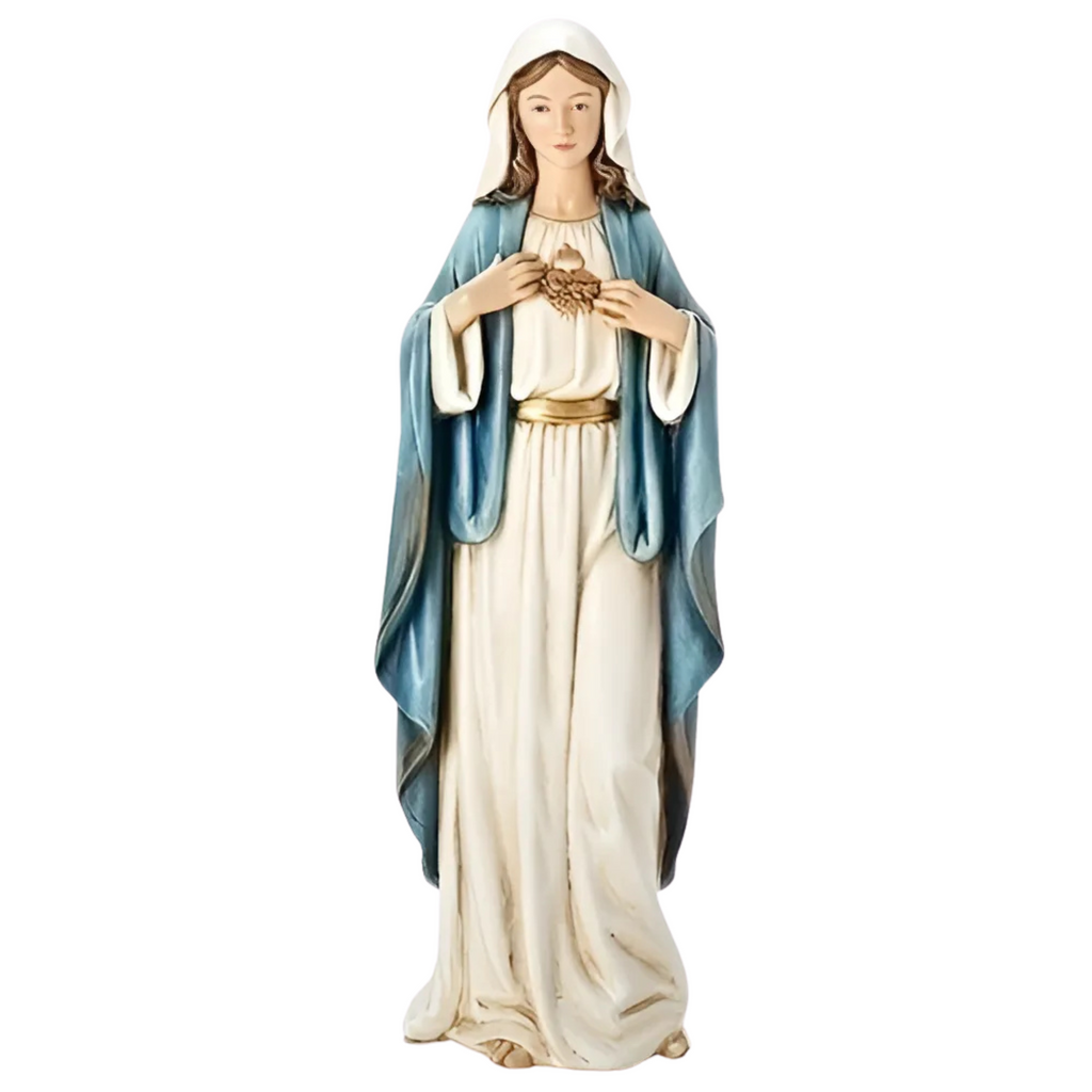 Immaculate Heart of Mary Statue 17.25"H