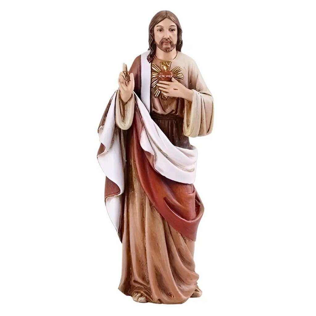 Sacred Heart of Jesus Statue 4"H