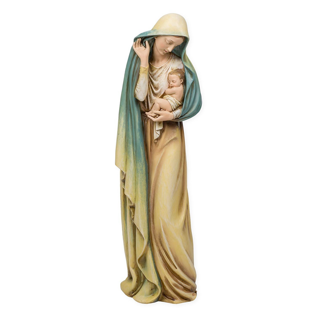 Madonna and Child Statue 18"H