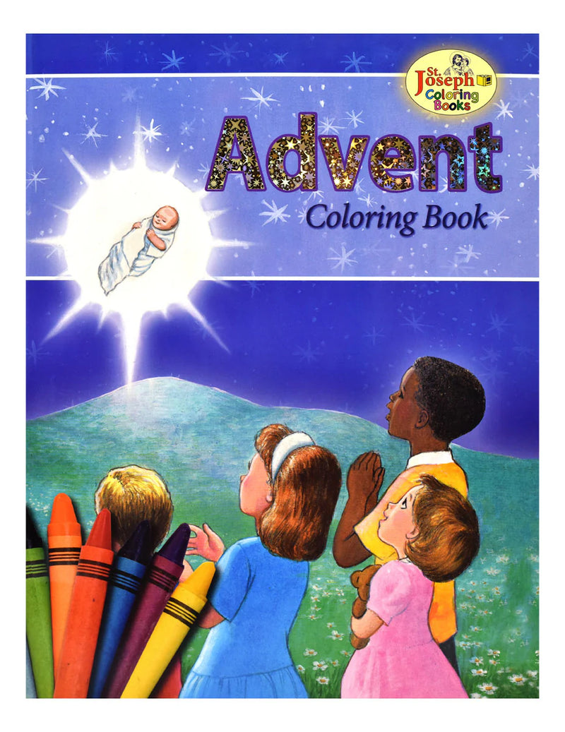 Advent coloring book for children