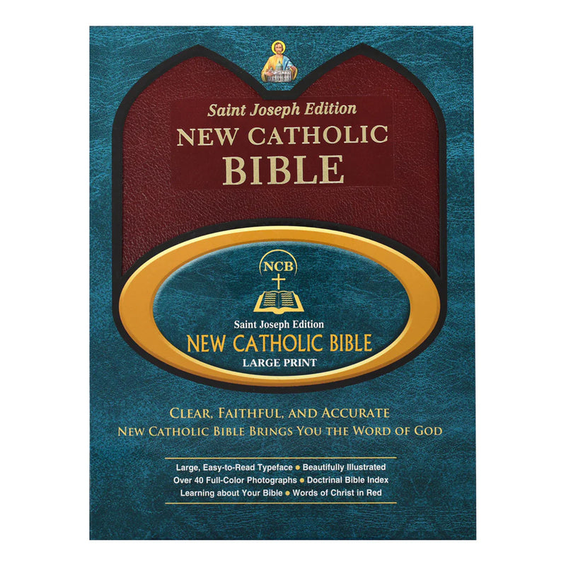 Large Print Catholic Bible - St. Joseph NCB Gift Edition