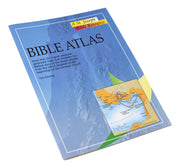 Bible Atlas book with map on a white background