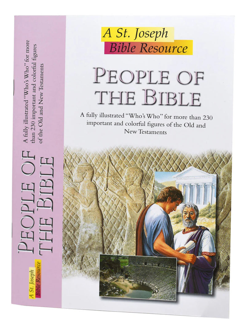 Book cover of 'People of the Bible' by St. Joseph, featuring illustrations and text.