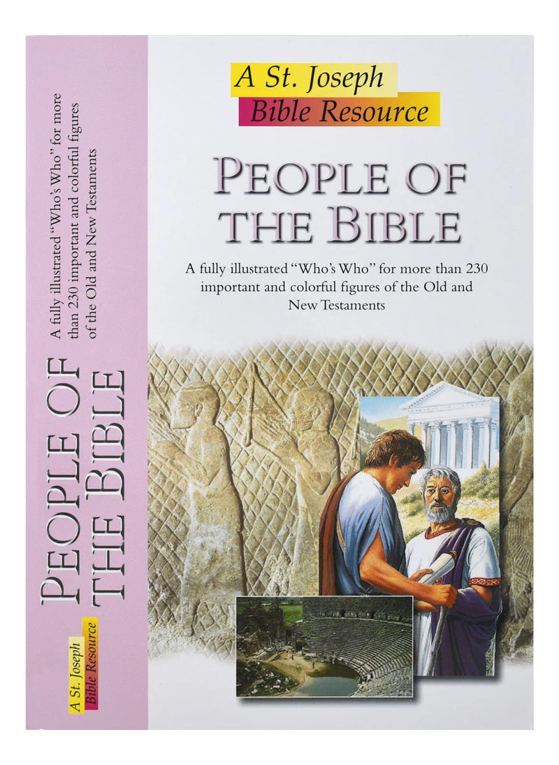 Book cover of 'People of the Bible' by St. Joseph Bible Resource with illustrations and text.