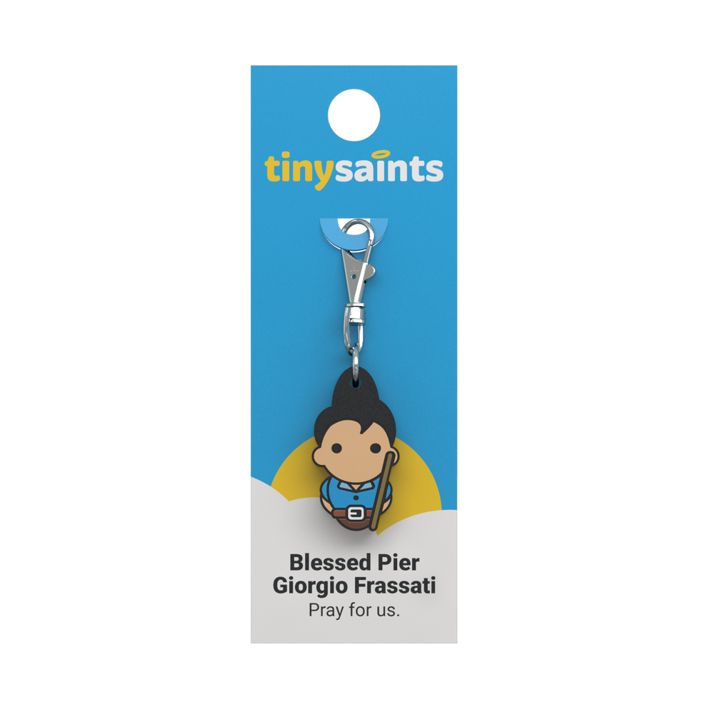 Tiny Saints - Bl. Pier Giorgio Frassati Zipper Pull