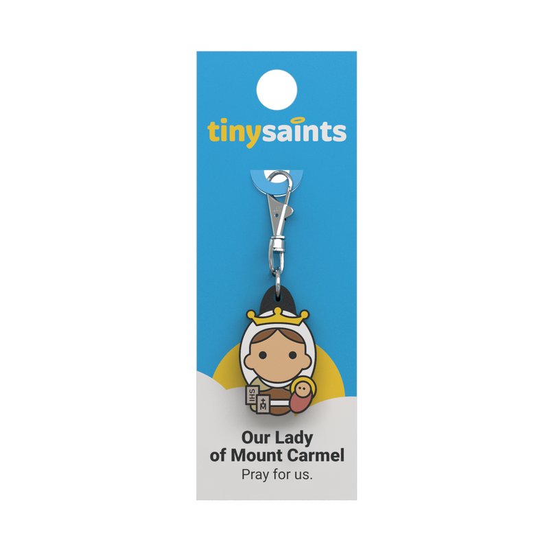 Tiny Saints - Our Lady of Mount Carmel Zipper Pull