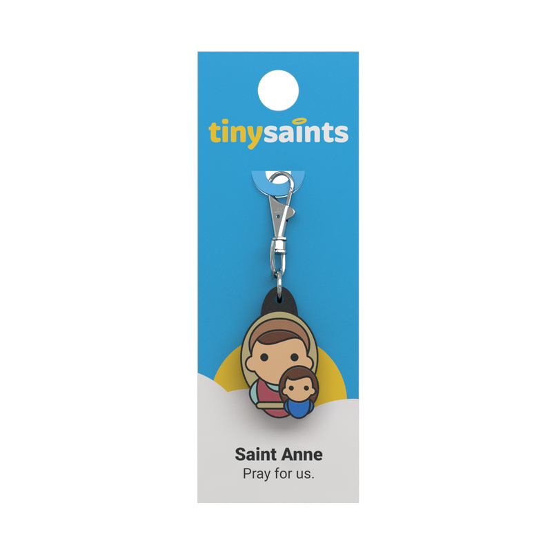 Tiny Saints - St. Anne Zipper Pull