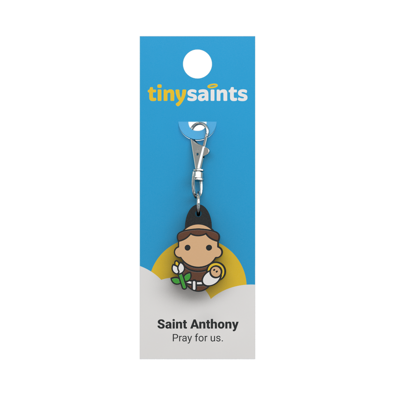 Tiny Saints - St. Anthony Zipper Pull
