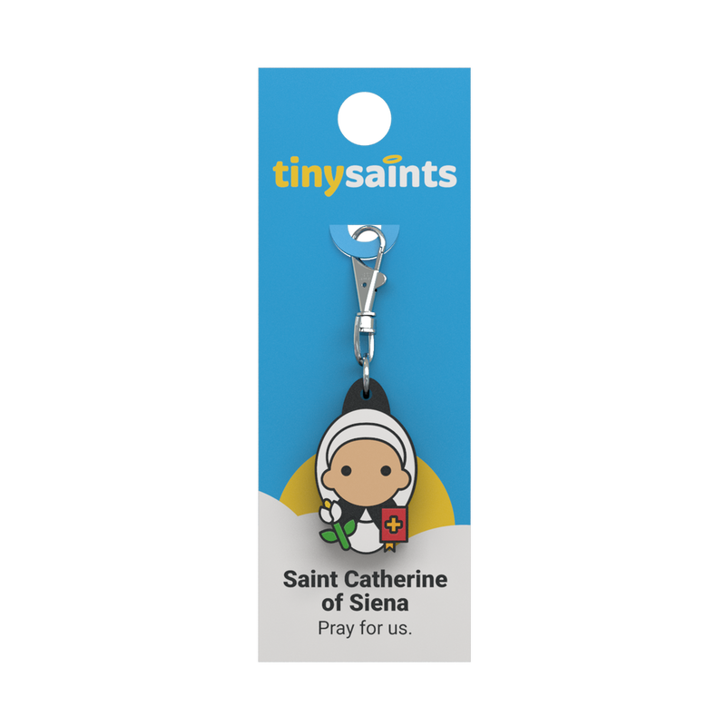 Tiny Saints - St. Catherine of Siena Zipper Pull
