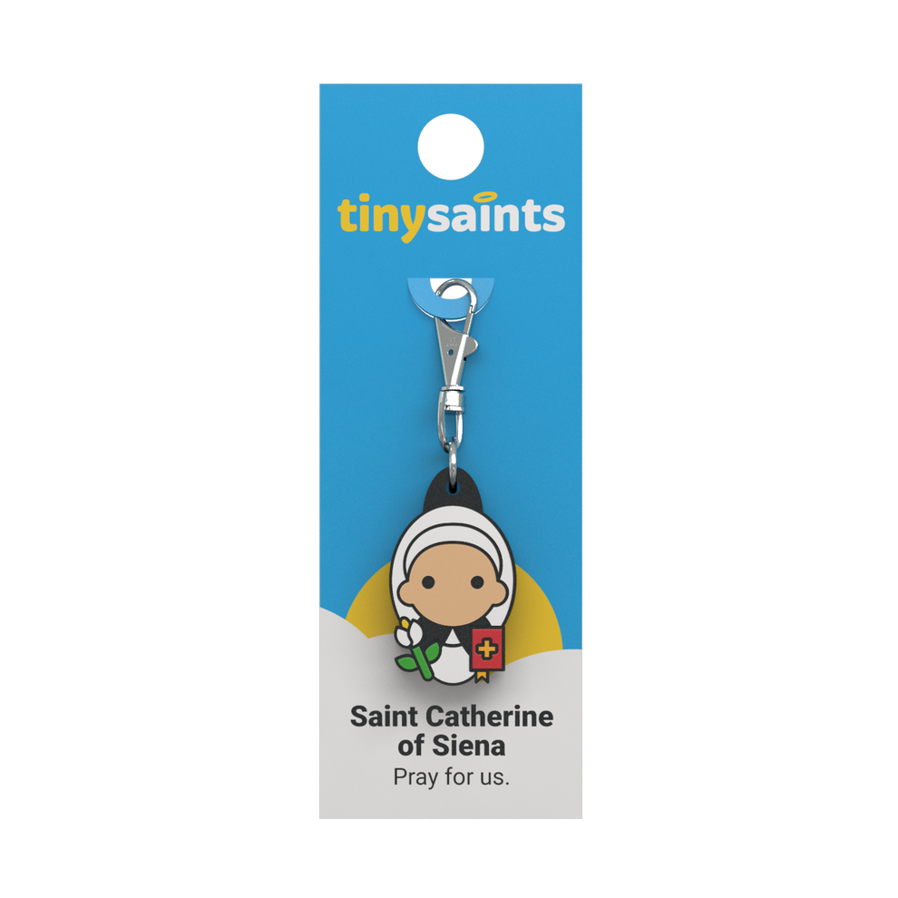 Tiny Saints - St. Catherine of Siena Zipper Pull