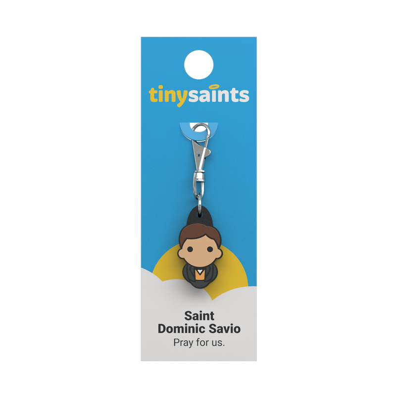 Tiny Saints - St. Dominic Savio Zipper Pull