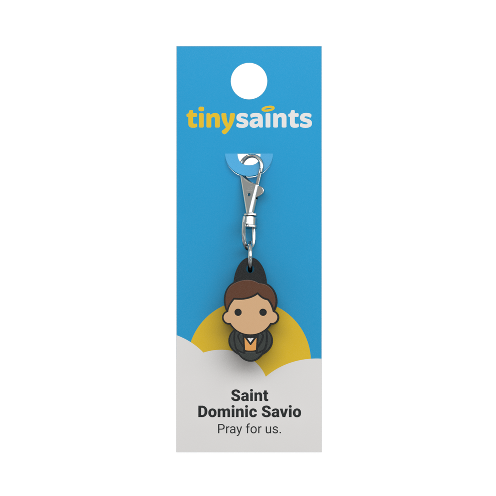 Tiny Saints - St. Dominic Savio Zipper Pull