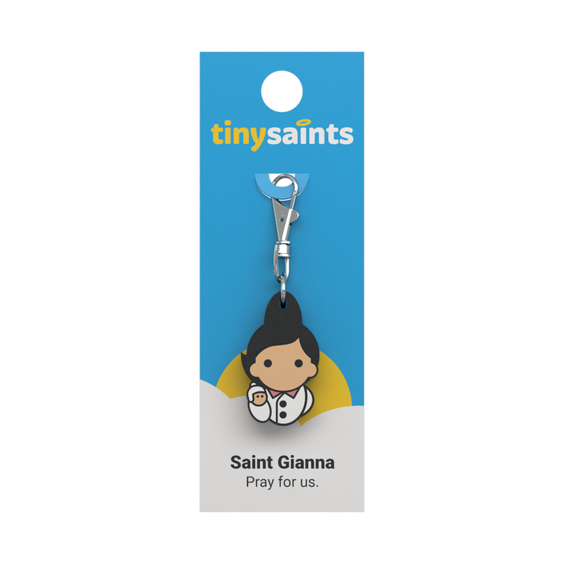 Tiny Saints - St. Gianna Beretta Molla Zipper Pull