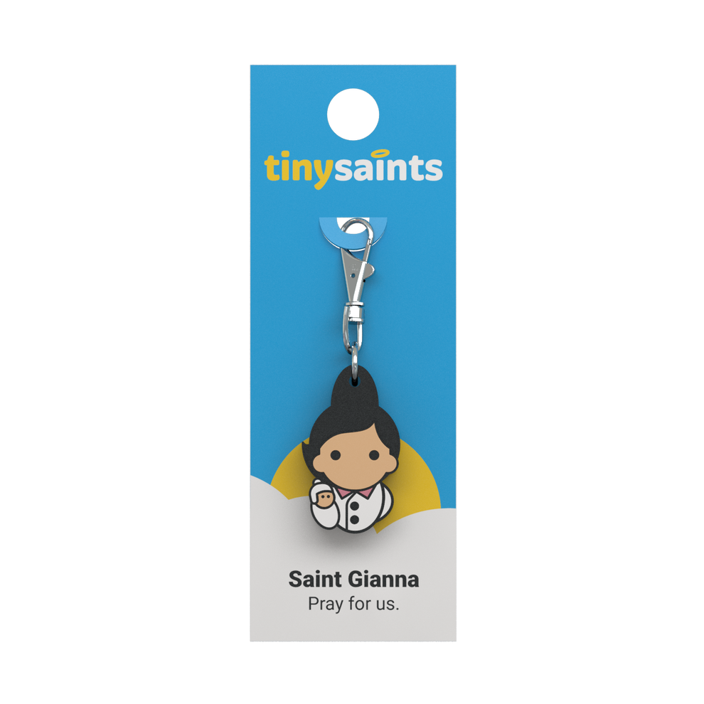 Tiny Saints - St. Gianna Beretta Molla Zipper Pull
