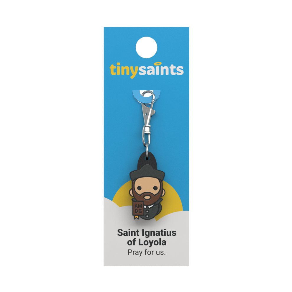 Tiny Saints - St. Ignatius of Loyola Zipper Pull