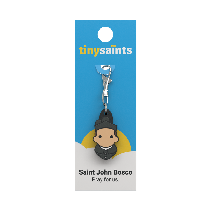 Tiny Saints - St. John Bosco Zipper Pull