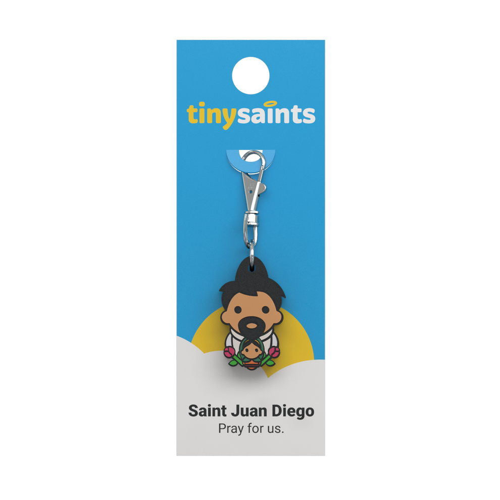 Tiny Saints - St. Juan Diego Zipper Pull