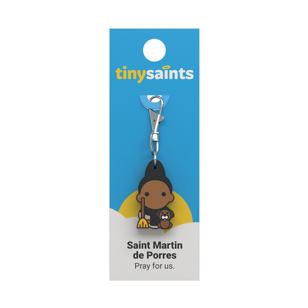 Tiny Saints - St. Martin de Porres Zipper Pull