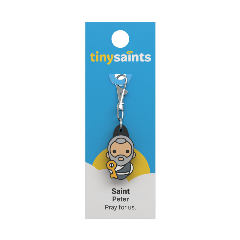 Tiny Saints - St. Peter Zipper Pull
