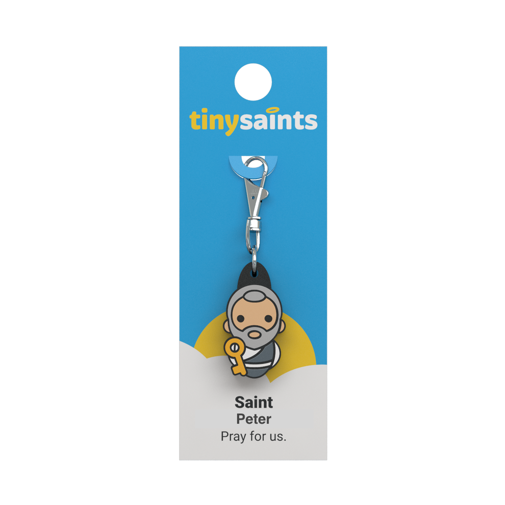 Tiny Saints - St. Peter Zipper Pull