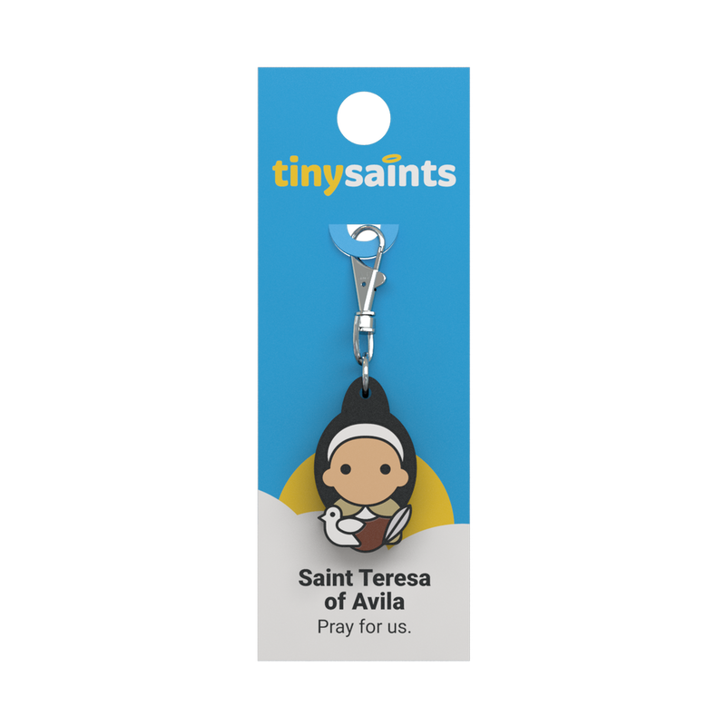 Tiny Saints - St. Teresa of Avila Zipper Pull