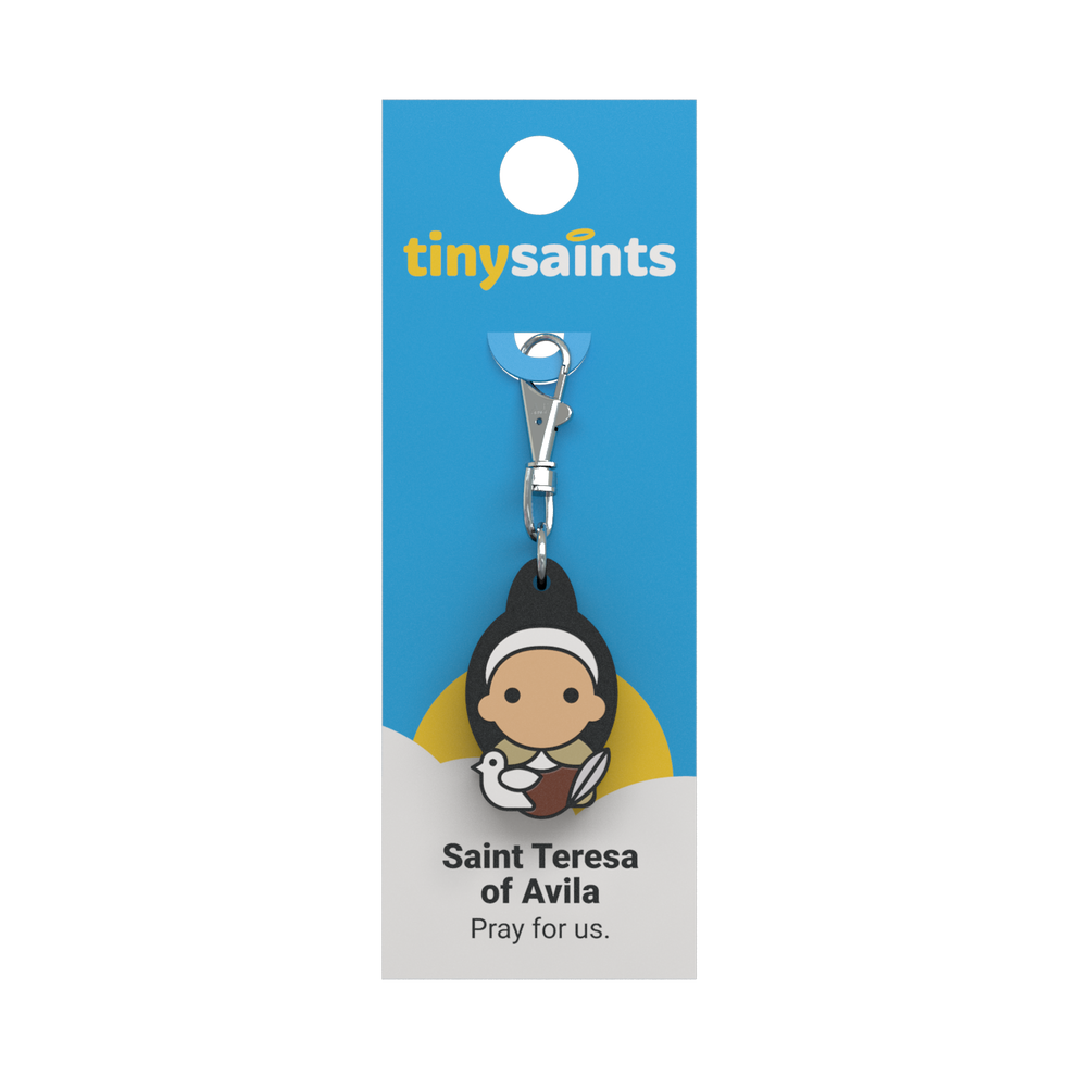Tiny Saints - St. Teresa of Avila Zipper Pull