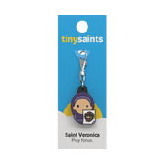 A cute zipper pull of St. Veronica