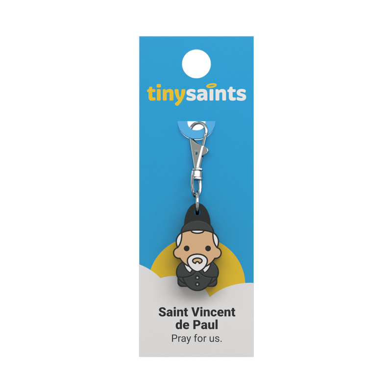 Tiny Saints - St. Vincent de Paul Zipper Pull