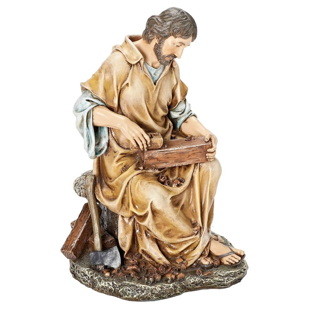 Joseph - St. Joseph the Carpenter Statue 10.25"H