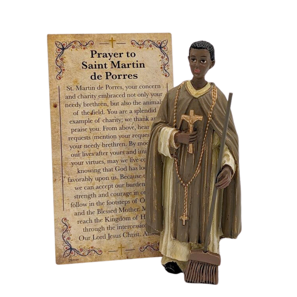 Martin - St. Martin de Porres Statue 4"H