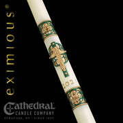 Christus Rex 51% beeswax Paschal candle by Cathedral