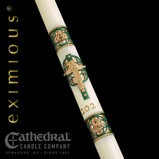 Christus Rex 51% beeswax Paschal candle by Cathedral