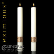 Cross of Erin matching complementing altar candle, sold as a pair by Cathedral