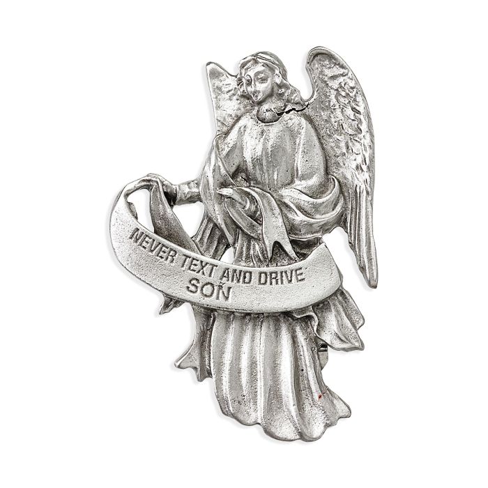 Guardian Angel Visor Clip "Never Text and Drive, Son"