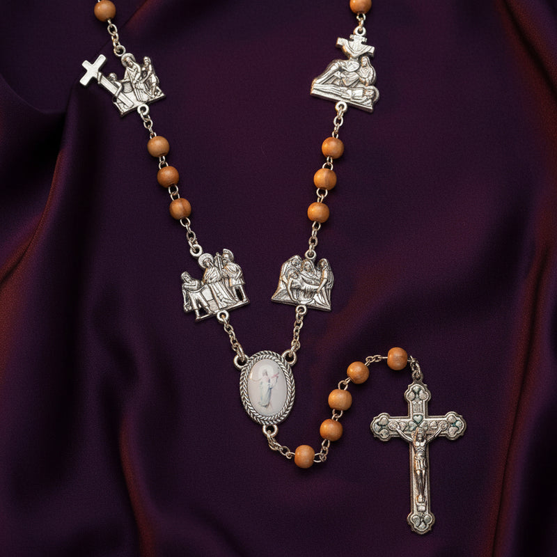 Lenten Journey Rosary - Italian Crafted Prayer Beads | Roman