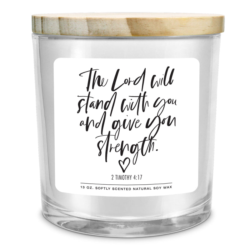 The Lord Will Stand with You Soy Candle, 13 oz