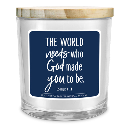The World Needs God Soy Candle, 13 oz