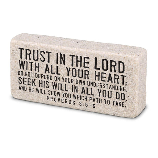 Tabletop Scripture Block Trust 2.25"H