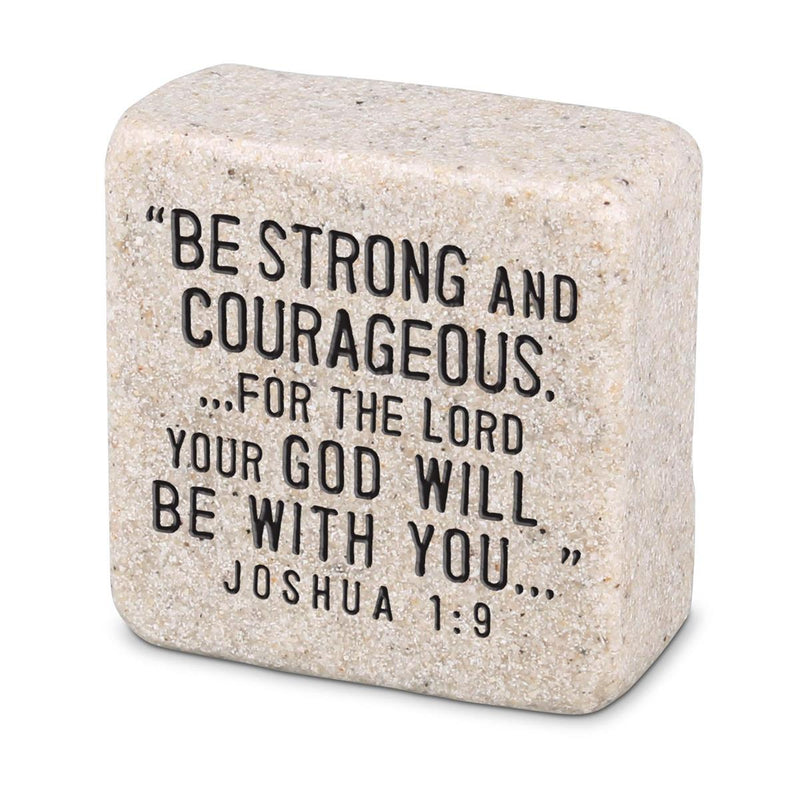Tabletop Scripture Stone Strength 2.25"H