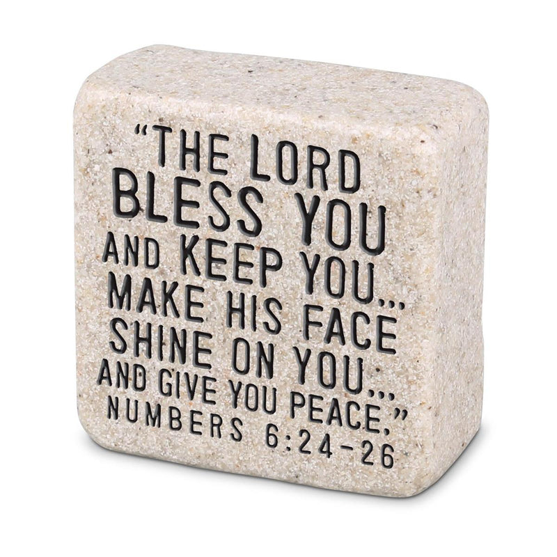 Tabletop Scripture Stone Blessings2.25"H