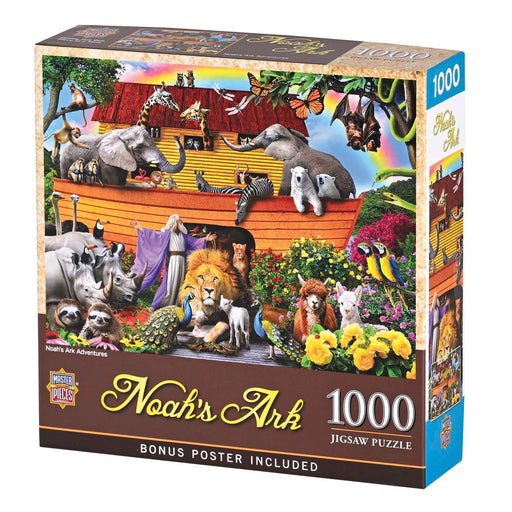 Noah’s Ark 1,000-Piece Jigsaw Puzzle with Poster