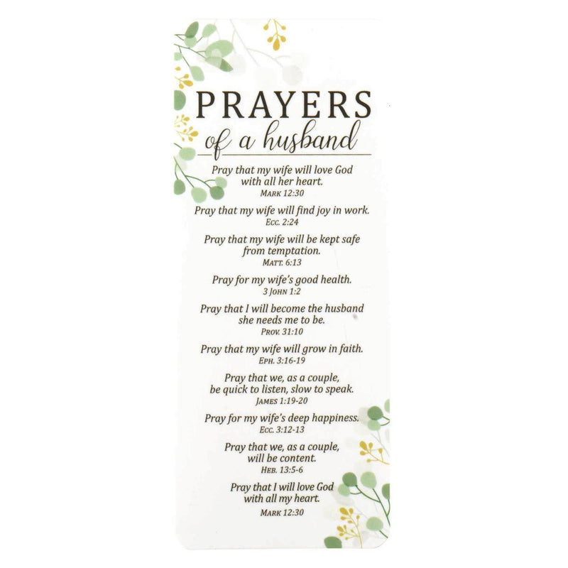 Prayer of a Husband Bookmark Card — Dicksons product photo