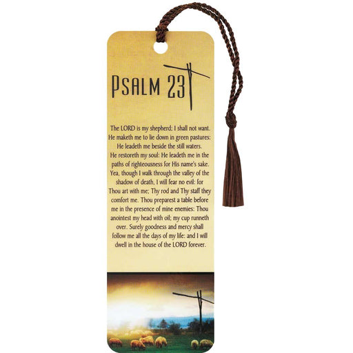 Psalm 23 Scenic Tassel Bookmark