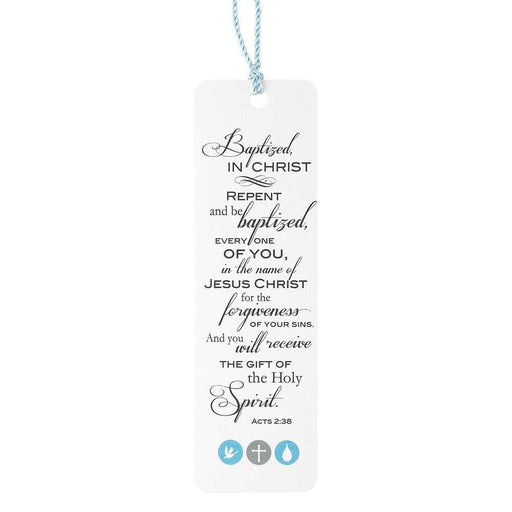Baptized in Christ Tassel Bookmark — Dicksons product photo