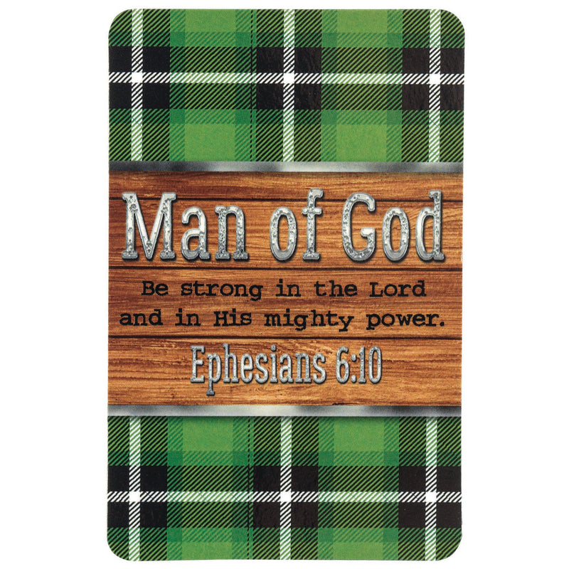 Man of God Ephesians 6:10 Pocket Card