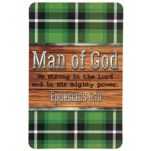 Man of God Ephesians 6:10 Pocket Card